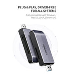 UGREEN 50541 4-in-1 USB 3.0 SD TF Card Reader 5Gbps Data Transfer OTG Adapter