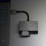 ONTEN 5212B USB3.0 to XQD SD USB3.0 Memory Card Reader Aluminum Alloy Adapter