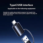 UGREEN 45178 2 In 1 USB A / Type C to SD  /  TF  /  NM Card Reader for Apple  /  Huwei  /  Android