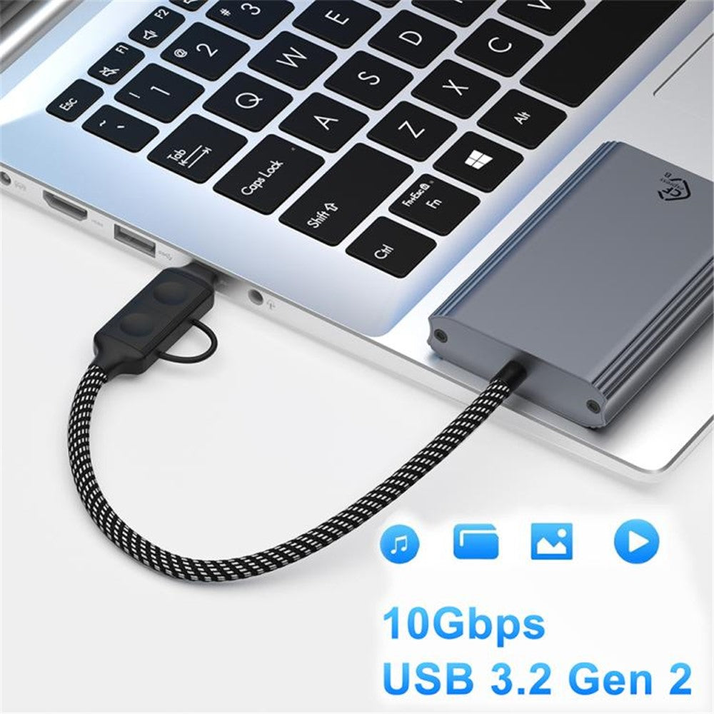 Typ-C / USB till Cfexpress Typ-B 2-i-1-kortläsare Höghastighetsminneskortläsare på 10 Gbps