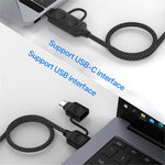 Typ-C / USB till Cfexpress Typ-B 2-i-1-kortläsare Höghastighetsminneskortläsare på 10 Gbps