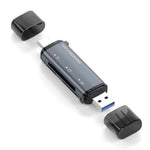 ADS-318 USB A / Typ C till CF / TF / SD-minneskortläsare Adapter för hög hastighetsdataöverföring