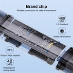 ADS-318 USB A / Typ C till CF / TF / SD-minneskortläsare Adapter för hög hastighetsdataöverföring