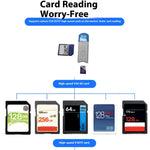 USB 2 in 1 Card Reader TF / SD Card High-Speed Data Transfer Computer Card Reader