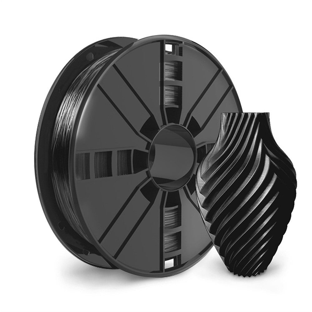 1.75mm TPU 95A Flexible 3D Printer Filament Low Temperature Resistant Printer Material Roll, 1kg Spool