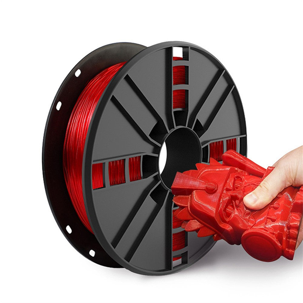 1.75mm TPU 95A Flexible 3D Printer Filament Low Temperature Resistant Printer Material Roll, 1kg Spool