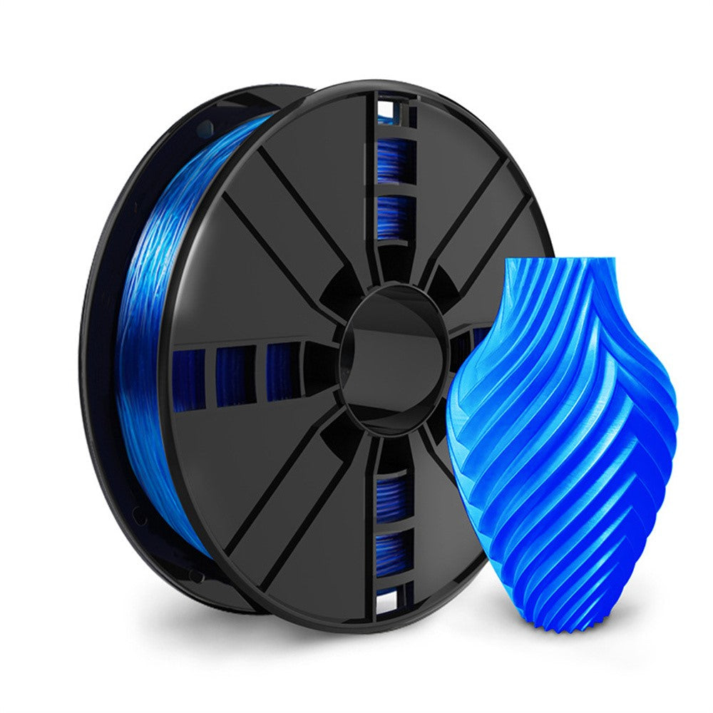 1.75mm TPU 95A Flexible 3D Printer Filament Low Temperature Resistant Printer Material Roll, 1kg Spool