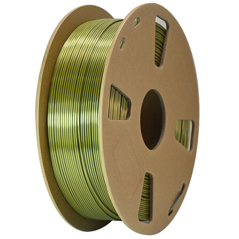 Two Color Silk 3D Printer Filament 1KG 1.75mm Wires with Gradient Metallic Luster For FDM Printing