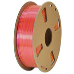 Two Color Silk 3D Printer Filament 1KG 1.75mm Wires with Gradient Metallic Luster For FDM Printing