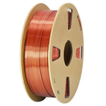 Two Color Silk 3D Printer Filament 1KG 1.75mm Wires with Gradient Metallic Luster For FDM Printing