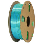 Two Color Silk 3D Printer Filament 1KG 1.75mm Wires with Gradient Metallic Luster For FDM Printing