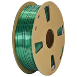 Two Color Silk 3D Printer Filament 1KG 1.75mm Wires with Gradient Metallic Luster For FDM Printing
