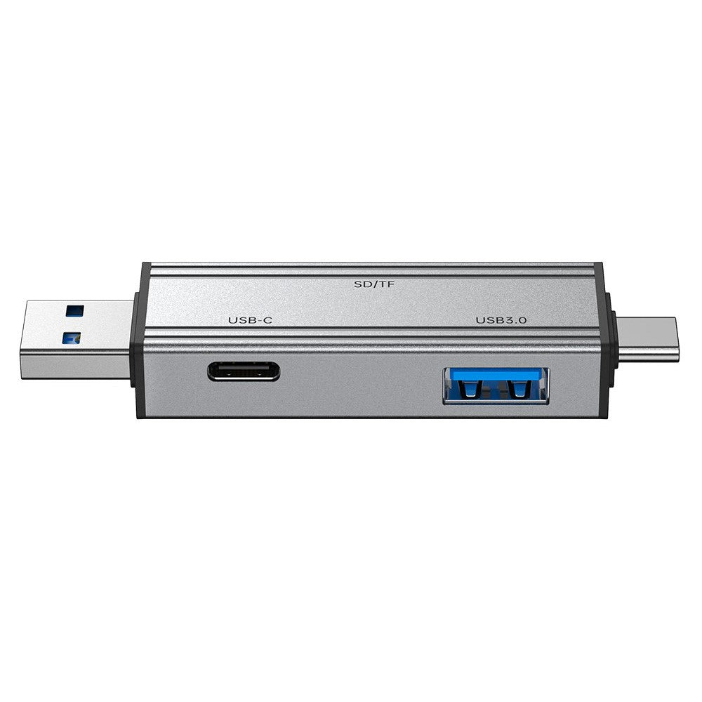 2607 4 in 1 USB-C USB 3.0 Card Reader SD TF Memory Card Adapter for Laptop Phone