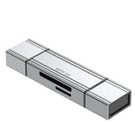 2608 USB 3.0 Card Reader 2 in 1 USB-C to SD TF Adapter Converter