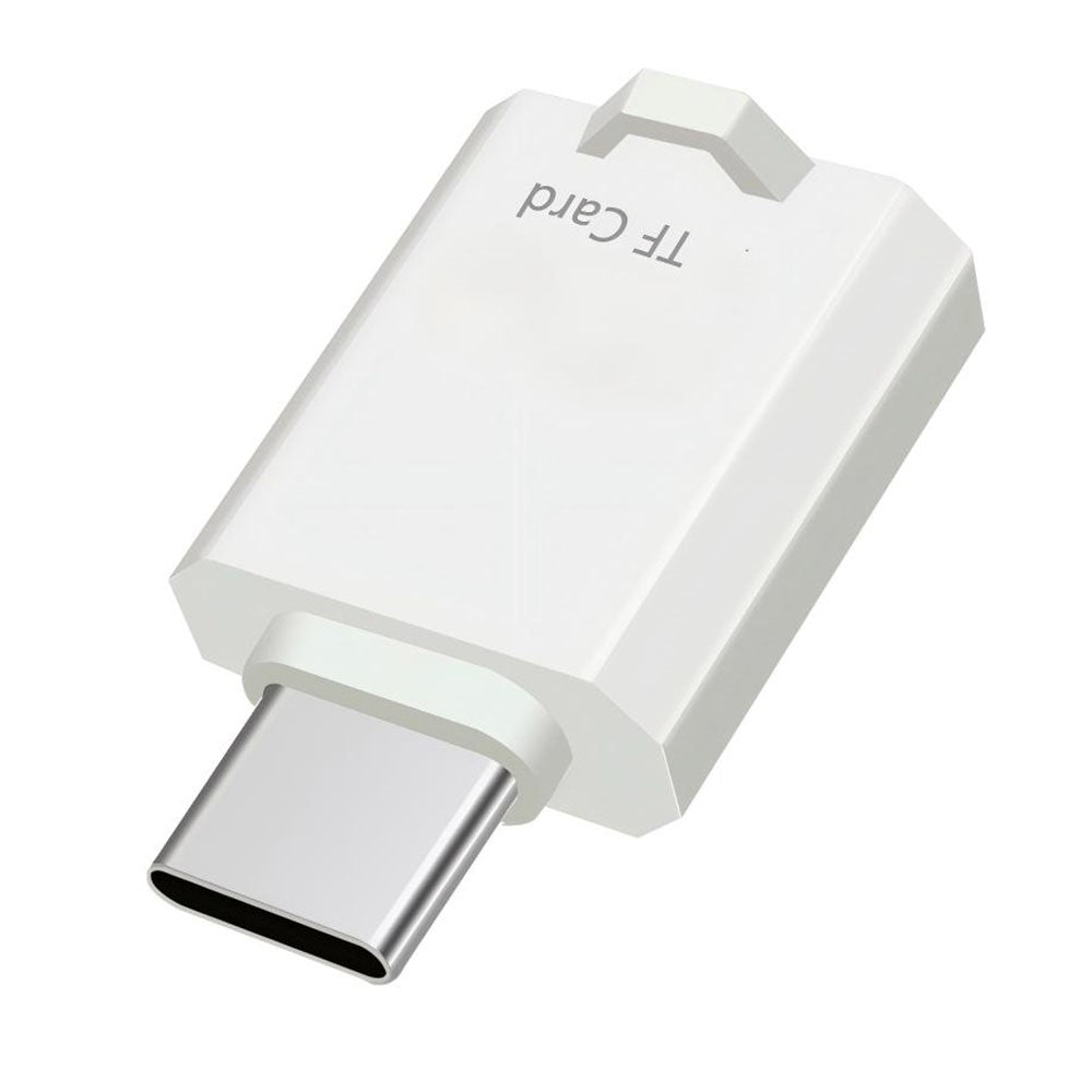 SS2 Portable Type-C to TF Card Reader Adapter with Lanyard Hole for Phone Tablet Computer