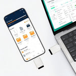 SS2 Portable Type-C to TF Card Reader Adapter with Lanyard Hole for Phone Tablet Computer