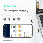 SS2 Portable Type-C to TF Card Reader Adapter with Lanyard Hole for Phone Tablet Computer
