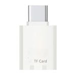 SS2 Portable Type-C to TF Card Reader Adapter with Lanyard Hole for Phone Tablet Computer