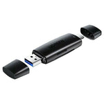 UGREEN CM304 Kortläsare USB-C/A 3.0 SD/TF 5Gbps - Svart