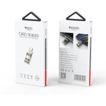 YESIDO GS21 2-in-1 Type-C/USB Plug TF Memory Card Reader Data Transfer Adapter for Laptop Android Phone