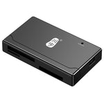 KAWAU C233 USB 2.0 480 Mbps höghastighetsminneskortläsare för SD/CF/TF/MS-kortläsare