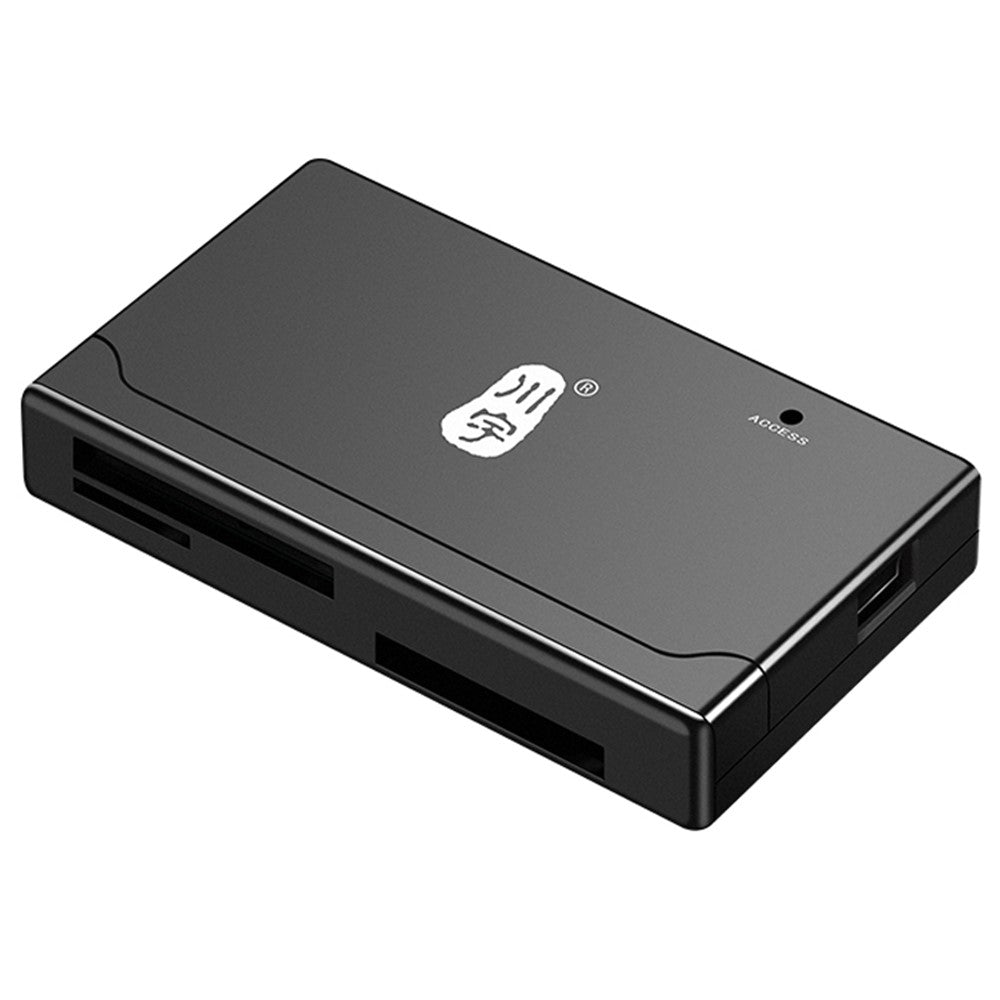 KAWAU C233 USB 2.0 480 Mbps höghastighetsminneskortläsare för SD/CF/TF/MS-kortläsare