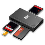 KAWAU C233 USB 2.0 480 Mbps höghastighetsminneskortläsare för SD/CF/TF/MS-kortläsare