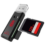 KAWAU C396 MINI Series 2-in-1 USB 3.0 5Gbps High Speed for SD / TF Memory Card Reader