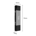 KAWAU C350Q USB3.0+Type-C Mobile Phone OTG 5Gbps Card Reader Portable Mini Aluminum Alloy Card Reader with SD / TF Card Ports