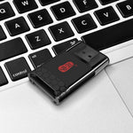 KAWAU C362 2 in 1 USB 3.1 to SD / TF Card Reader Adapter for SD / TF UHS-II 4.0 Memory Cards