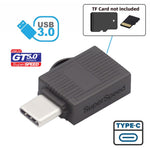 UC-137 USB3.0 Typ-C-kontakt TF-minneskortläsare Snabbmobil Bord Laptop Dataöverföringsadapter