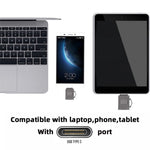 UC-137 USB3.0 Typ-C-kontakt TF-minneskortläsare Snabbmobil Bord Laptop Dataöverföringsadapter