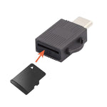 UC-137 USB3.0 Typ-C-kontakt TF-minneskortläsare Snabbmobil Bord Laptop Dataöverföringsadapter