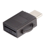 UC-137 USB3.0 Typ-C-kontakt TF-minneskortläsare Snabbmobil Bord Laptop Dataöverföringsadapter