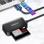LENOVO Thinkplus USB3.0 3-in-1 Multifunction Card Reader 5Gbps Transmission CF / TF / SD Card Reader