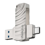 LENOVO THINKPLUS MU232 128GB for iPhone 15 Series USB Flash Drive USB 3.2 + Type-C Memory Stick Thumb Drive