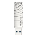 LENOVO THINKPLUS MU232 128GB for iPhone 15 Series USB Flash Drive USB 3.2 + Type-C Memory Stick Thumb Drive