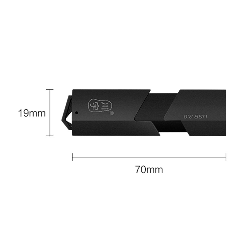 KAWAU C307 Mini Bärbar USB 3.0 Kortläsare SD+TF 2-i-1 Kortläsare med Skydd / Enkel enhetsbeteckning