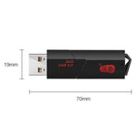 KAWAU C307DUO 2-In-1 USB 3.0 to Memory Card Reader USB Adapter for SD / SDHC / SDXC / TF Cards