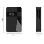 KAWAU C369DUO USB3.0 Card Reader Adapter Support CF / TF / SD / MS Portable 4-in-1 Cabled Card Reader