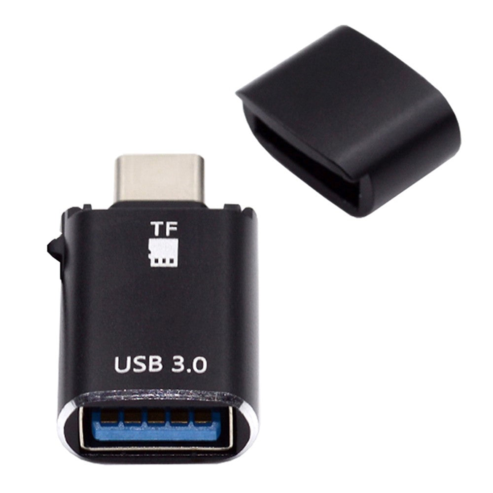 UC-035-TF 10 Gbps Typ-C till USB 3.0 Hona OTG+TF Kortläsaradapter för Bärbar Dator Surfplatta mobil