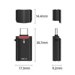 UC-035-TF 10 Gbps Typ-C till USB 3.0 Hona OTG+TF Kortläsaradapter för Bärbar Dator Surfplatta mobil