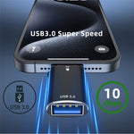 UC-035-TF 10 Gbps Typ-C till USB 3.0 Hona OTG+TF Kortläsaradapter för Bärbar Dator Surfplatta mobil