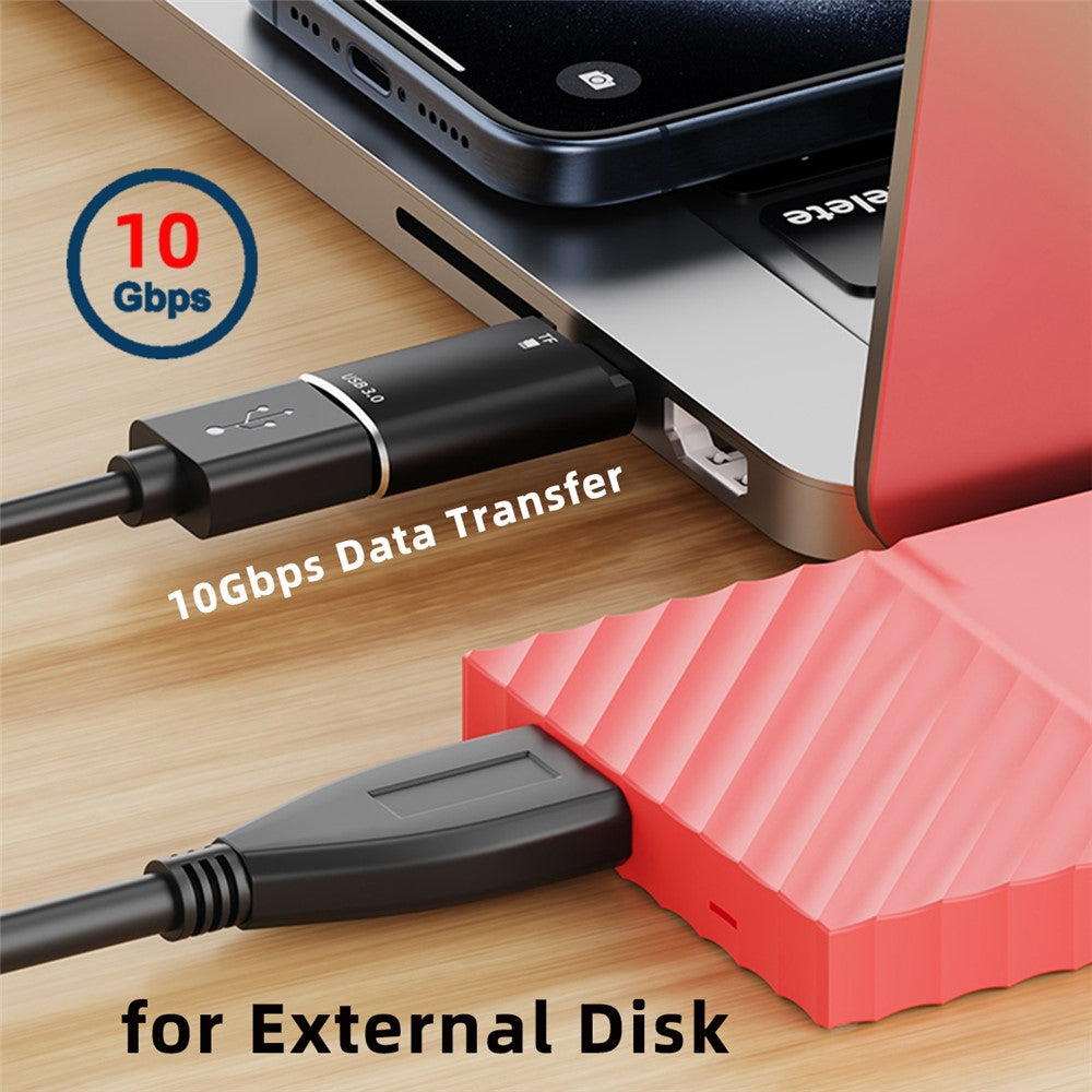 UC-035-TF 10 Gbps Typ-C till USB 3.0 Hona OTG+TF Kortläsaradapter för Bärbar Dator Surfplatta mobil