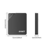 EAGET ET-M9 1TB Portable SSD 5Gbps Type C External Solid State Drive for Windows  /  Mac  /  Linux