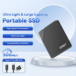 EAGET ET-M9 1TB Portable SSD 5Gbps Type C External Solid State Drive for Windows  /  Mac  /  Linux