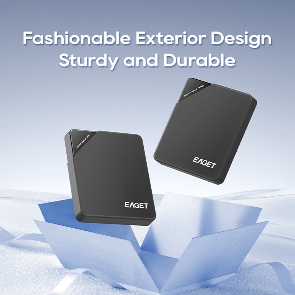 EAGET ET-M9 1TB Portable SSD 5Gbps Type C External Solid State Drive for Windows  /  Mac  /  Linux
