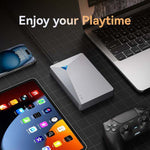 EAGET G20 Ultra Portable External Hard Drive 2TB USB 3.0 200MB / s High Speed HDD for PC PS4 PS5 Xbox