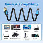 5m Cat 8 Ethernet Cable High Speed 40Gbps 2000MHz RJ45 Network Cord for Router Gaming Console