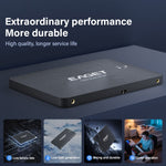 EAGET S205 120GB 2.5 Inch SATA III SSD Disk Case Internal Solid State Hard Drive Enclosure for Laptop Desktop Computer